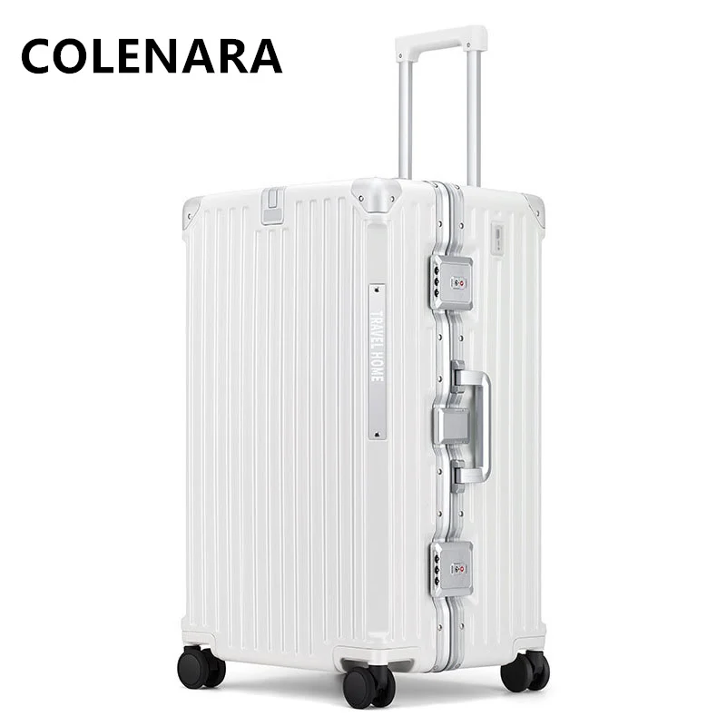 COLENARA 24"26"28"30 Inch Rolling Luggage Men's Oversized Trolley Bags Women's Large Capacity Code Box with Wheels Suitcase