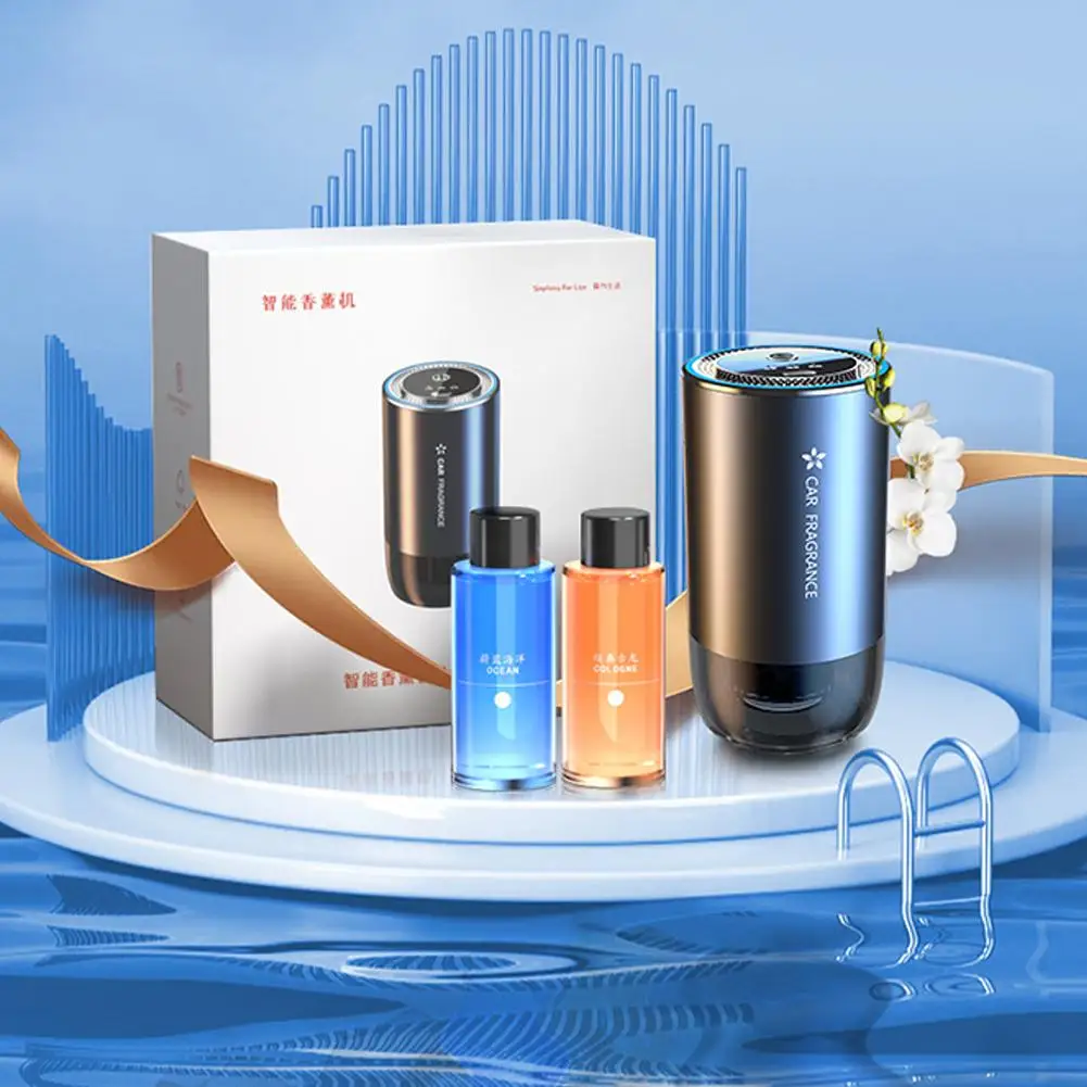 Car Air Refresher Car Perfume Intelligent Spray Car Mounted Aromatherapy Instrument Starts And Stops With The Car