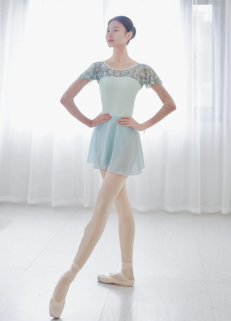 Ballet Dance Leotards Women Short Sleeve Gymnastics Exercise Costume Adult Cheap Ballet Leotard High Quality Dance Coverall