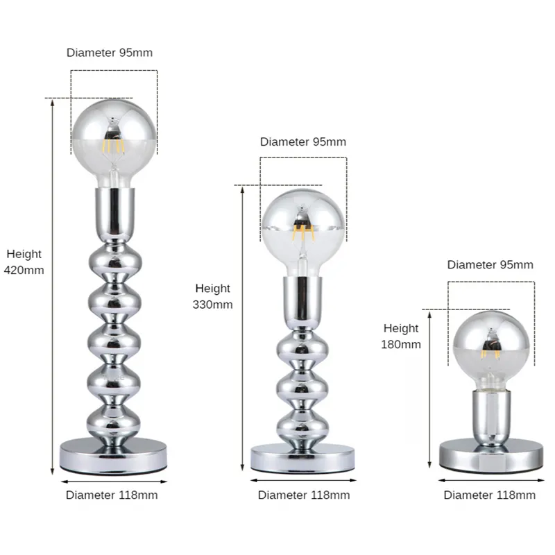 Nordic LED Desk Lamp for Bedroom Bedside Bar 2025 Korean Ins Style Table Decor Vintage new Night Light Bauhaus Lamps