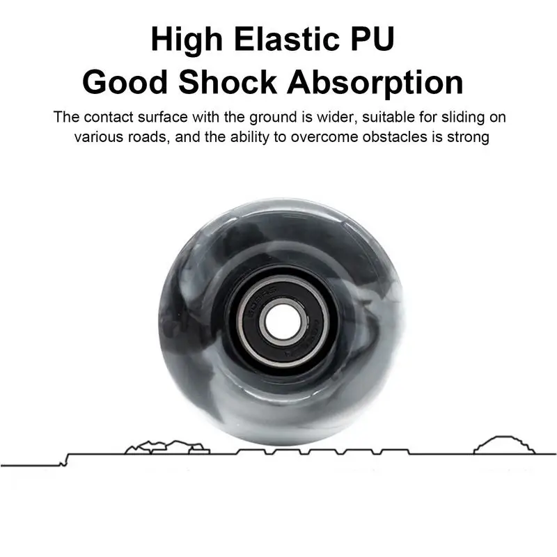 Skate Wheels Roller Skate Wheels With Bearings Mixed Color Wheels For Double Row Skating Quad Skates 58mm X 32mm