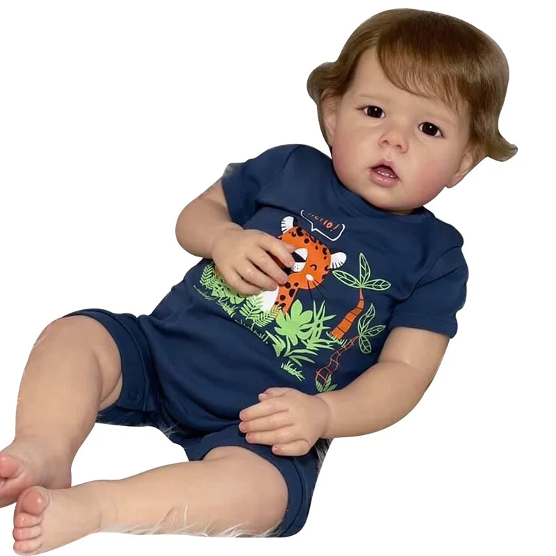 50cm Liam Reborn Baby Already Finished Doll 3D Skin Hand Detailed Painted Skin Visible Veins