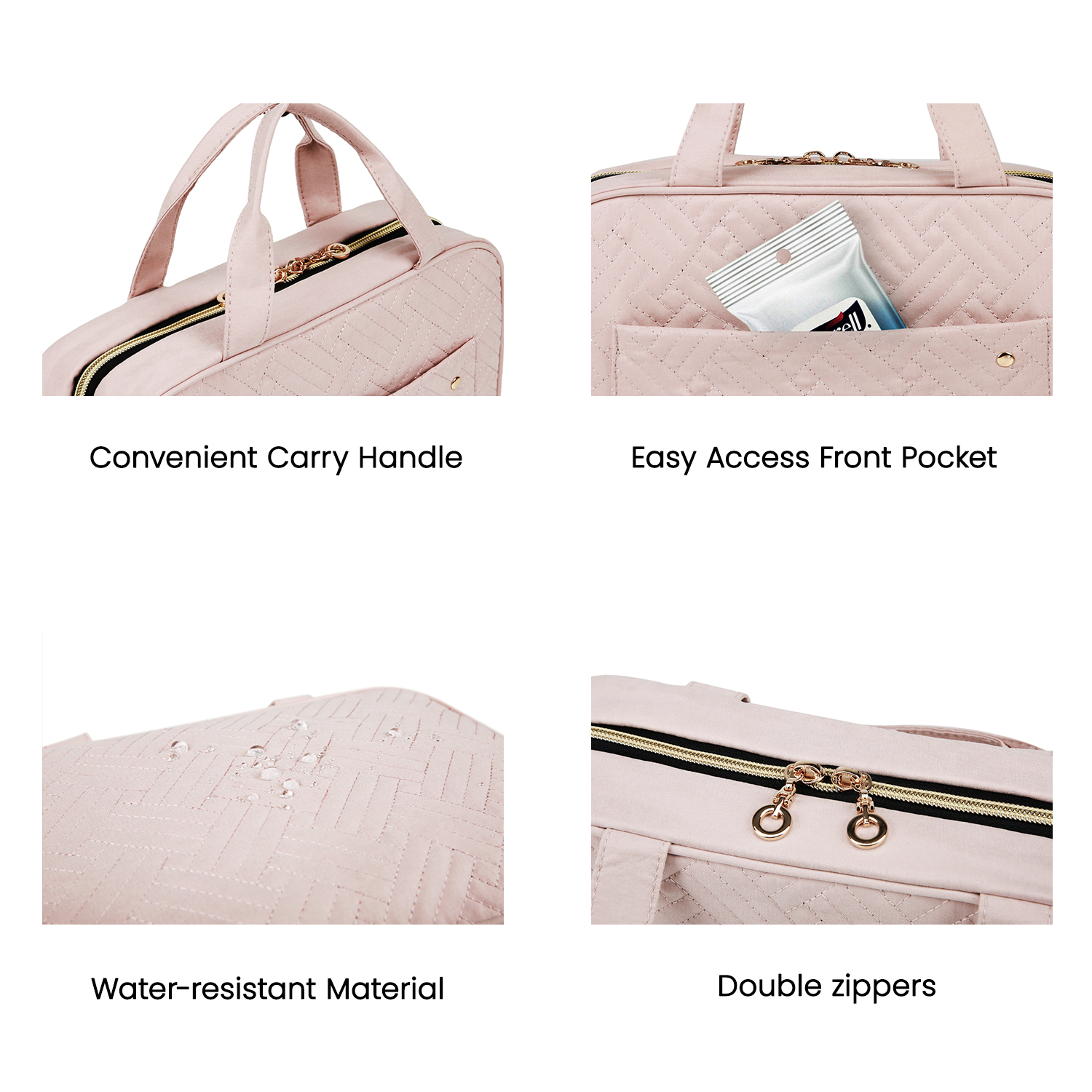 BAGSMART Travel Organizer Hanging new Toiletry Bag Men Bathroom Large 2025 Portable Storage Box Waterproof Cosmetic Case For Makeup Women
