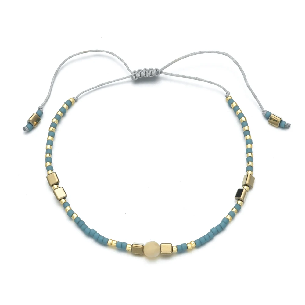 Cute Seed Beads Small Stone Bracelet Jewelry for Women 2025 new Dainty Bracelets Miyuki Pulseras Mujer Moda 2023 Gift