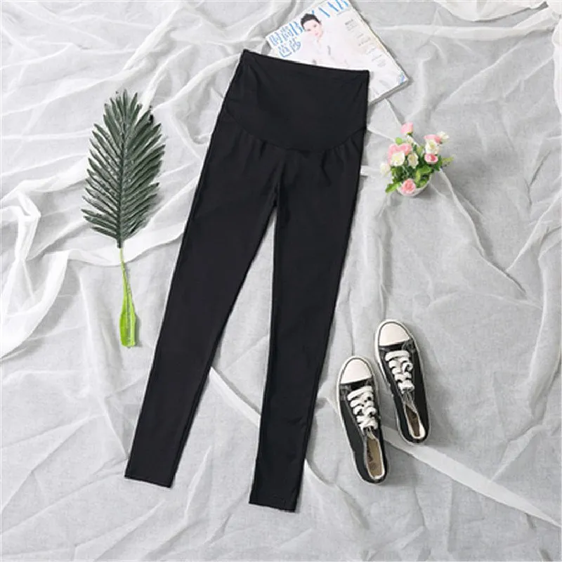 Maternity Pants Pregnant Maternity Clothes Pregnancy Adjustable Tights High Waist Comfortable new Elastic 2025 Bottoming Leggings