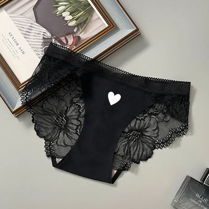 New new Style Couple Matching Underwear Set Ice Silk Mens Boxers and 2025 Women Sexy Panties Lover's Panty Plus Size Valentine underpants