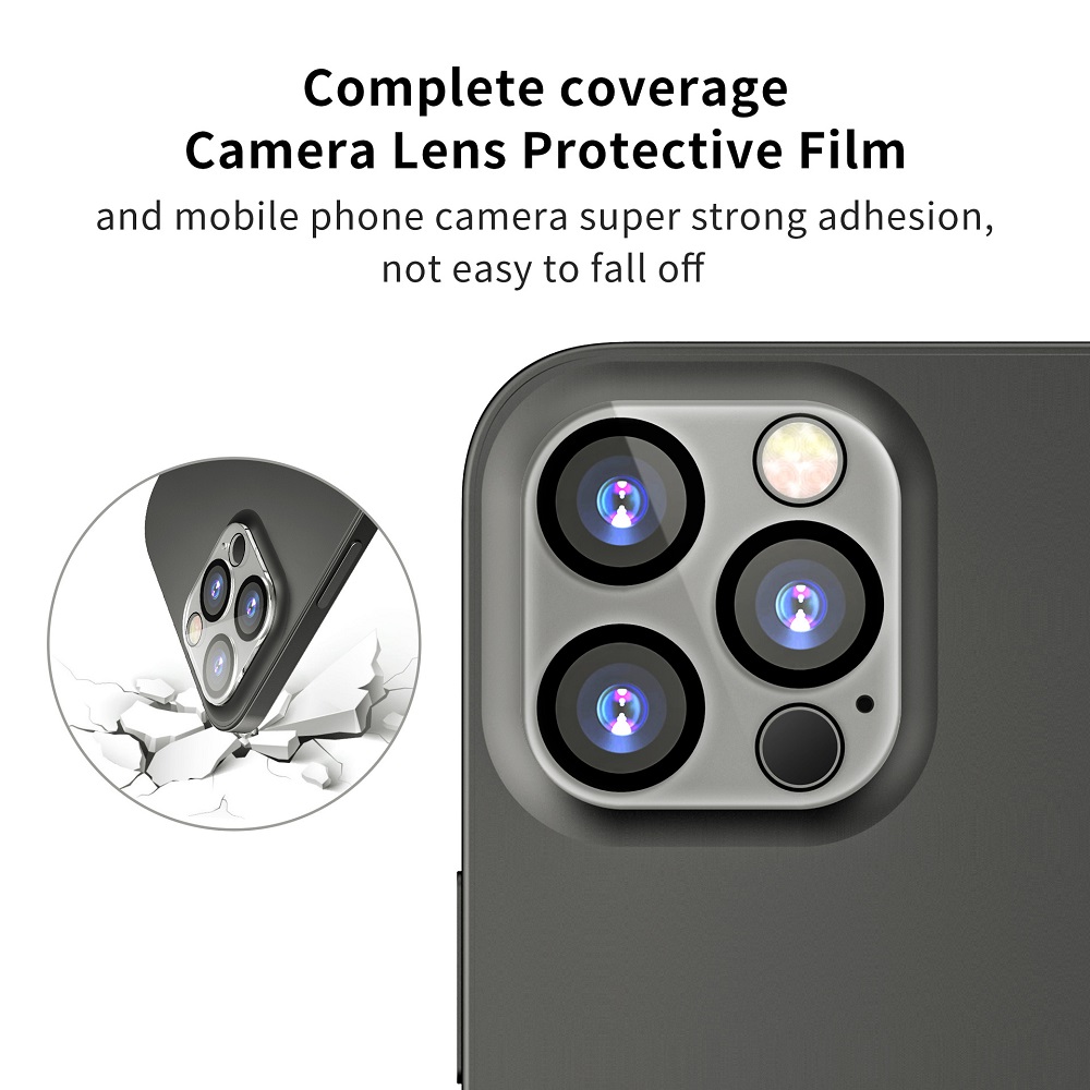 For iPhone 16 61e 15 14 13 12 11 Mini Plus Pro Max Plus Camera Lens Silk Tempered Glass Full Coverage Protective