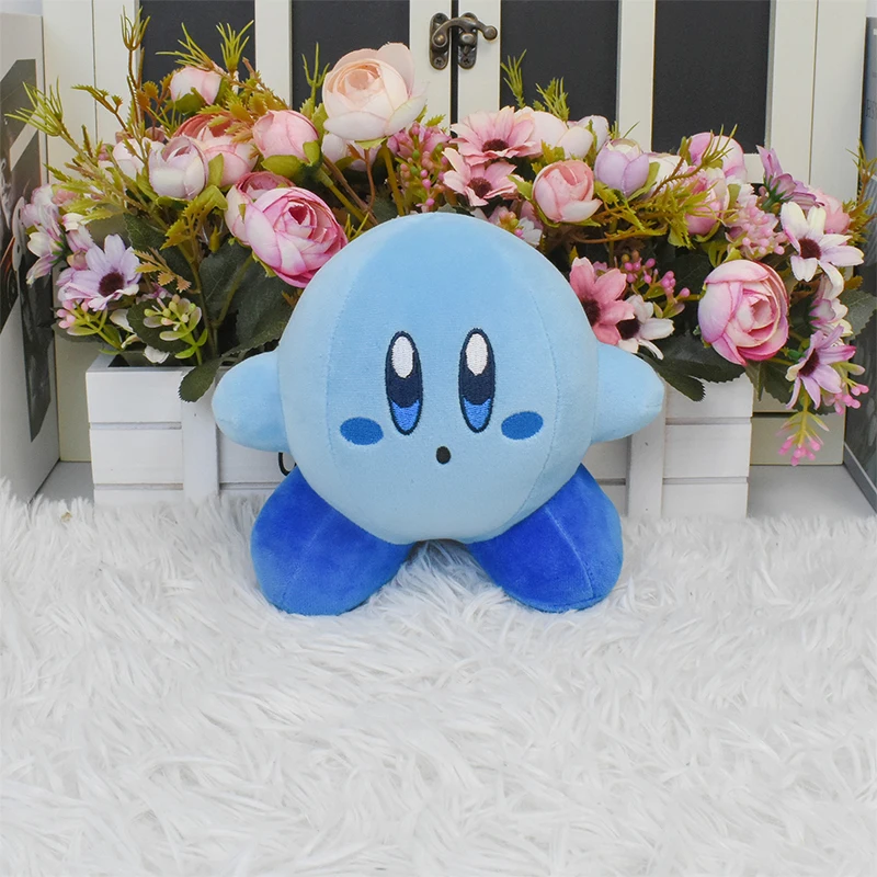 Kawaii Anime Figure Kirby Soft Plush Key Chain Toy Cute Waddle Dee Stuffed King Dedede Peluche Pendants Dolls Gift