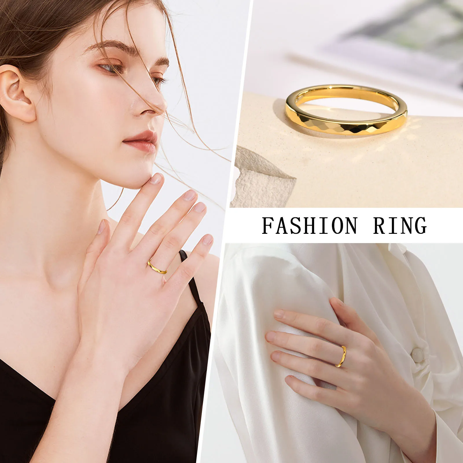 Vnox 2mm/4mm Tungsten Ring new for Women, Anti Scratch Metal Finger Band, 2025 Rhombus Geometric Cut Surface Wedding Band,Classic Jewelry