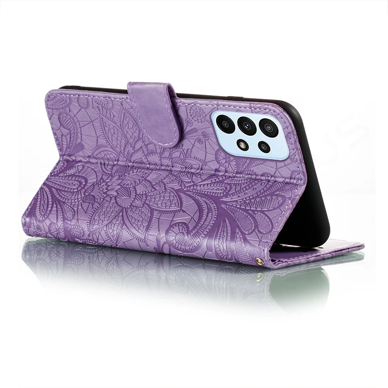 Leather Case 2025 for Honor X8 X7 70 Pro 80 50 new Lite X7A X8A X6 60 X9 Magic 4 Lite Eming Lace flower wallet