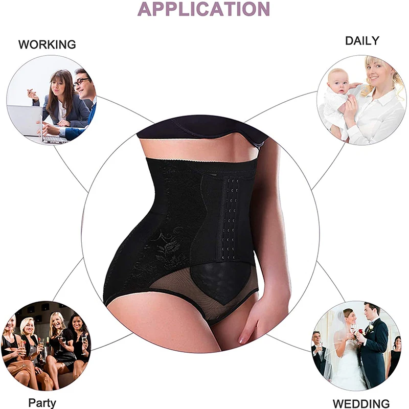 Tummy Control Panties for Women Shapewear Butt Lifter Short High Waist Trainer Corset Slimming Body Shaper Underwear