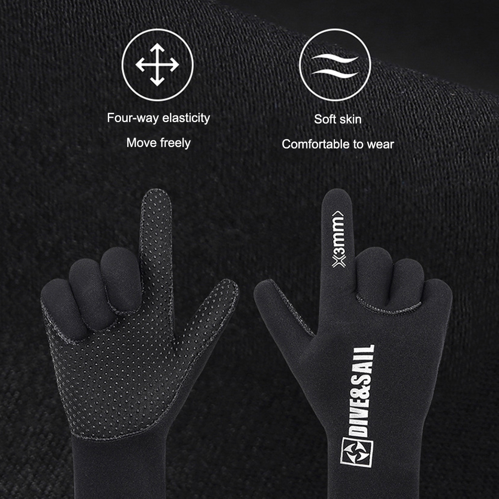 3MM 5MM new Neoprene Diving Gloves Keep Warm for Snorkeling 2025 Paddling Water Sport Keep Warm Spearfish Underwater Gloves
