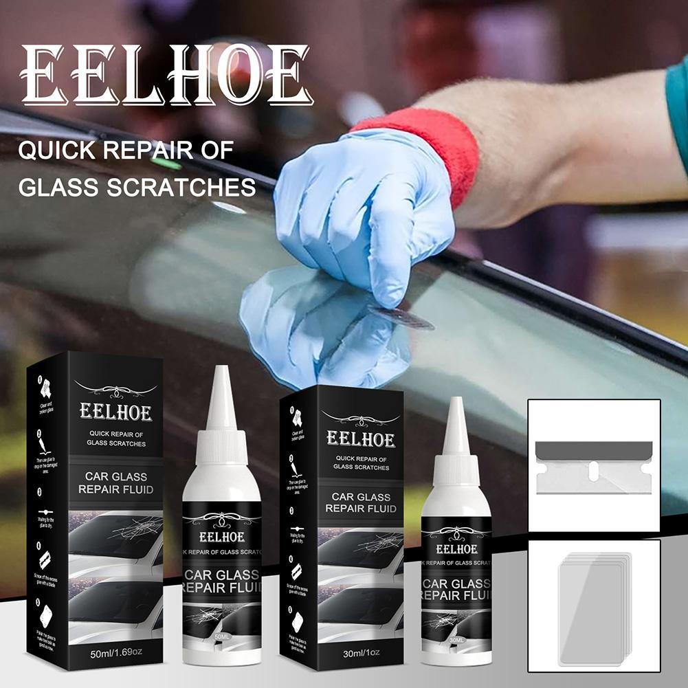 Glass Repair Glue Windshield Repair Kit Crack Chip Glass Repair Set Diy Glue Tool Quick Fix For Chips Cracks Car Accessorie F9v3 smile