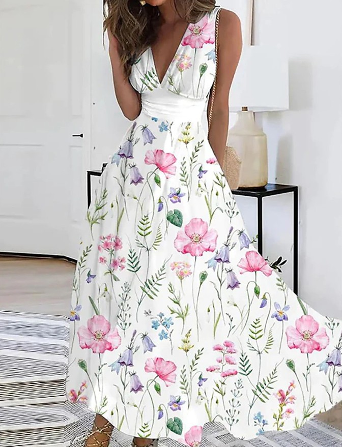 Partydress Designer Brief Polyester Sleeveless Daily Outfit Plus Size Womens Clothing Skirt Summer Dresses For Women Maxi Dress G5