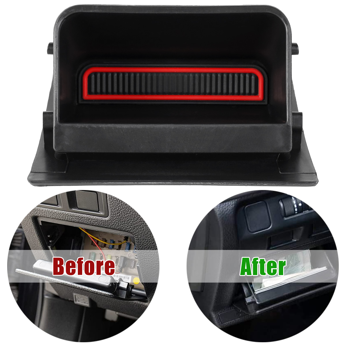 Fuse Box Coin Container Fit for Subaru XV Crosstrek Forester Outback Legacy Impreza STI Plastic Car Inner Storage Box
