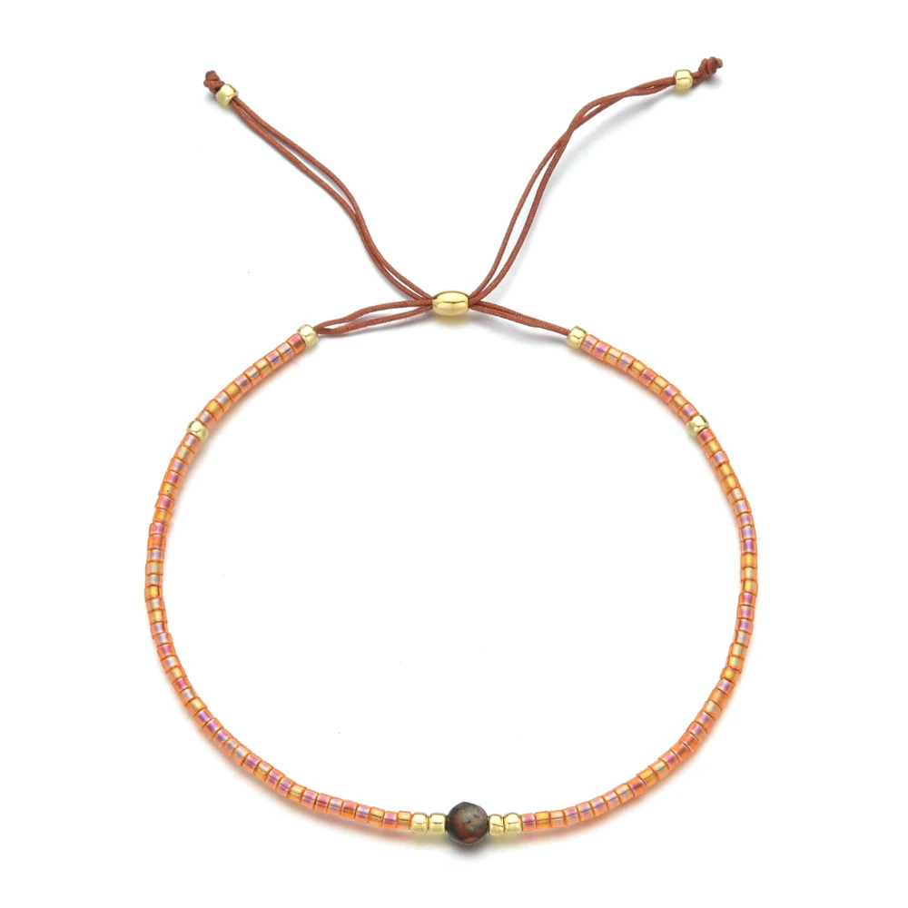 Cute Seed Beads Small Stone Bracelet Jewelry for Women 2025 new Dainty Bracelets Miyuki Pulseras Mujer Moda 2023 Gift