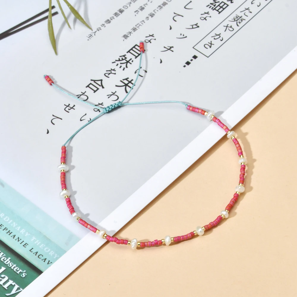 Cute Seed Beads Small Stone Bracelet Jewelry for Women 2025 new Dainty Bracelets Miyuki Pulseras Mujer Moda 2023 Gift