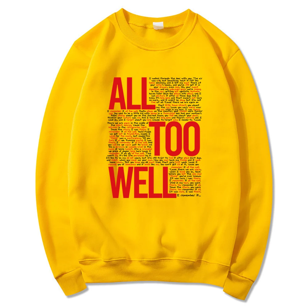 Vintage All Too Well Sweatshirt Eras Tour Mindnight Hoodie Lover Inspired Karma Sweater Music Crewneck Sweatshirts Gift for Fans