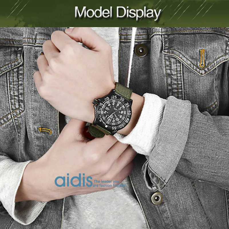 Addies Military Watch Special Forces Outdoor Sports Luminous Classic SEAL Army Wristwatch Man Quartz Watches For Men Waterproof