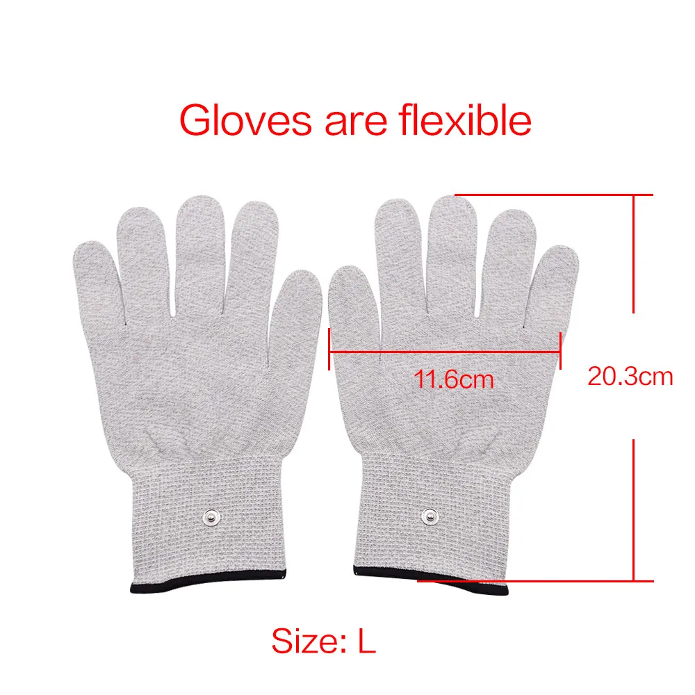 Tens Electrodes 2025 Gloves new Socks Wrist Guard Physiotherapy Accessories for EMS Electric Muscle Stimulator Low Frequency Massager