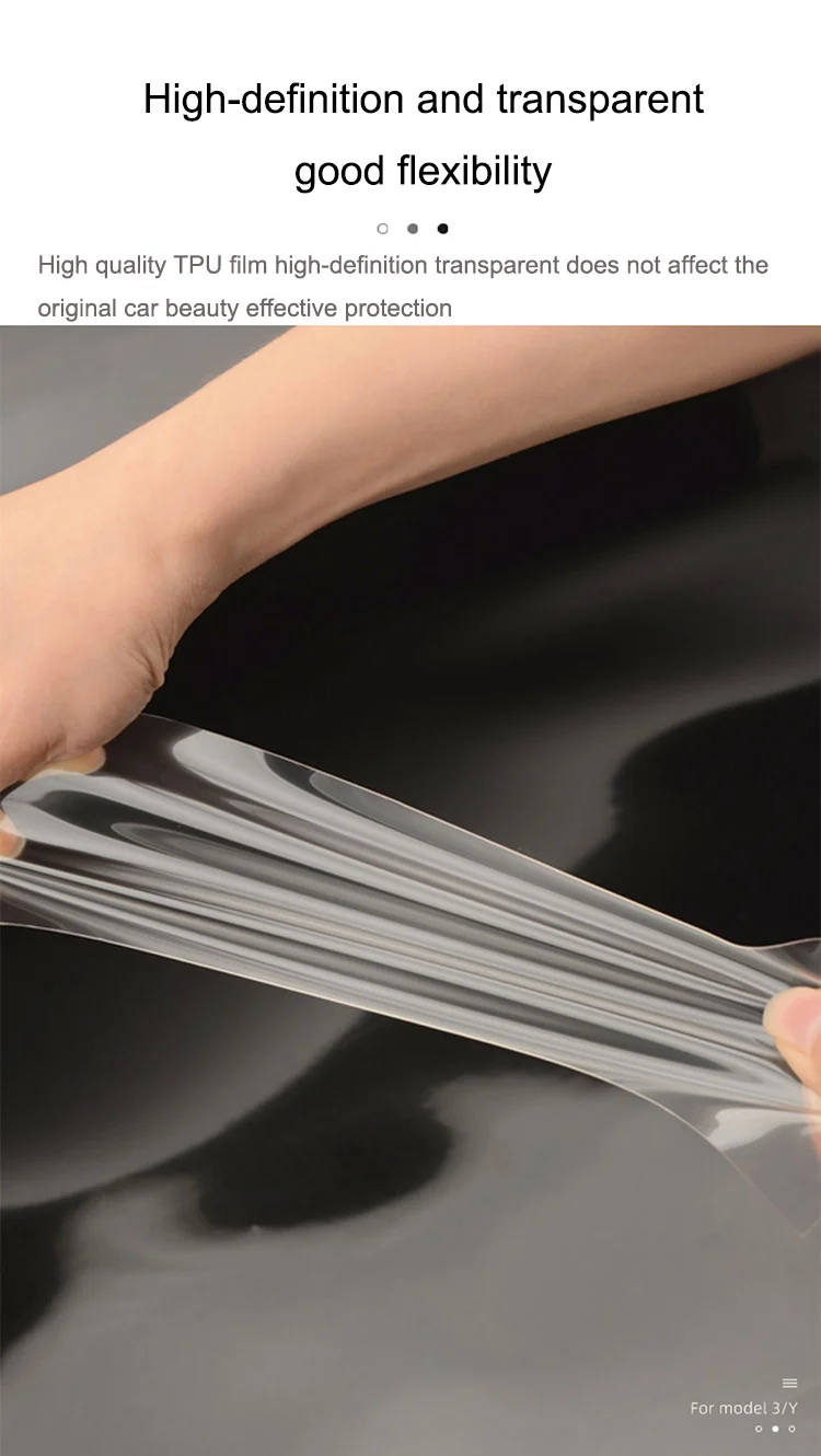 For Tesla 3 and Model Y 2019-2023 Scratch Protector - Inverted Door Handle Paint Protective Film PPF