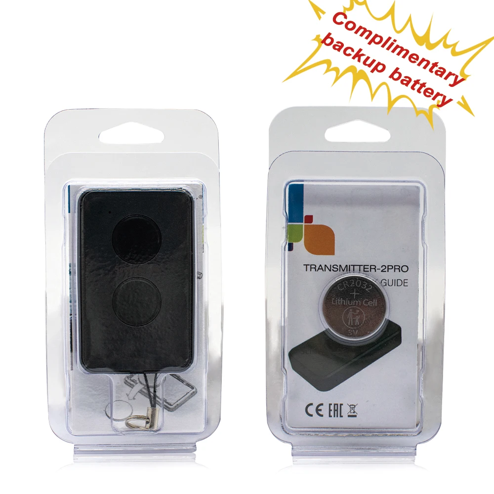 3pcs Compatible With DOORHAN TRANSMITTER-2 2025 PRO TRANSMITTER4 new Gate Remote Control 433MHz Keychain For Barrier Gate