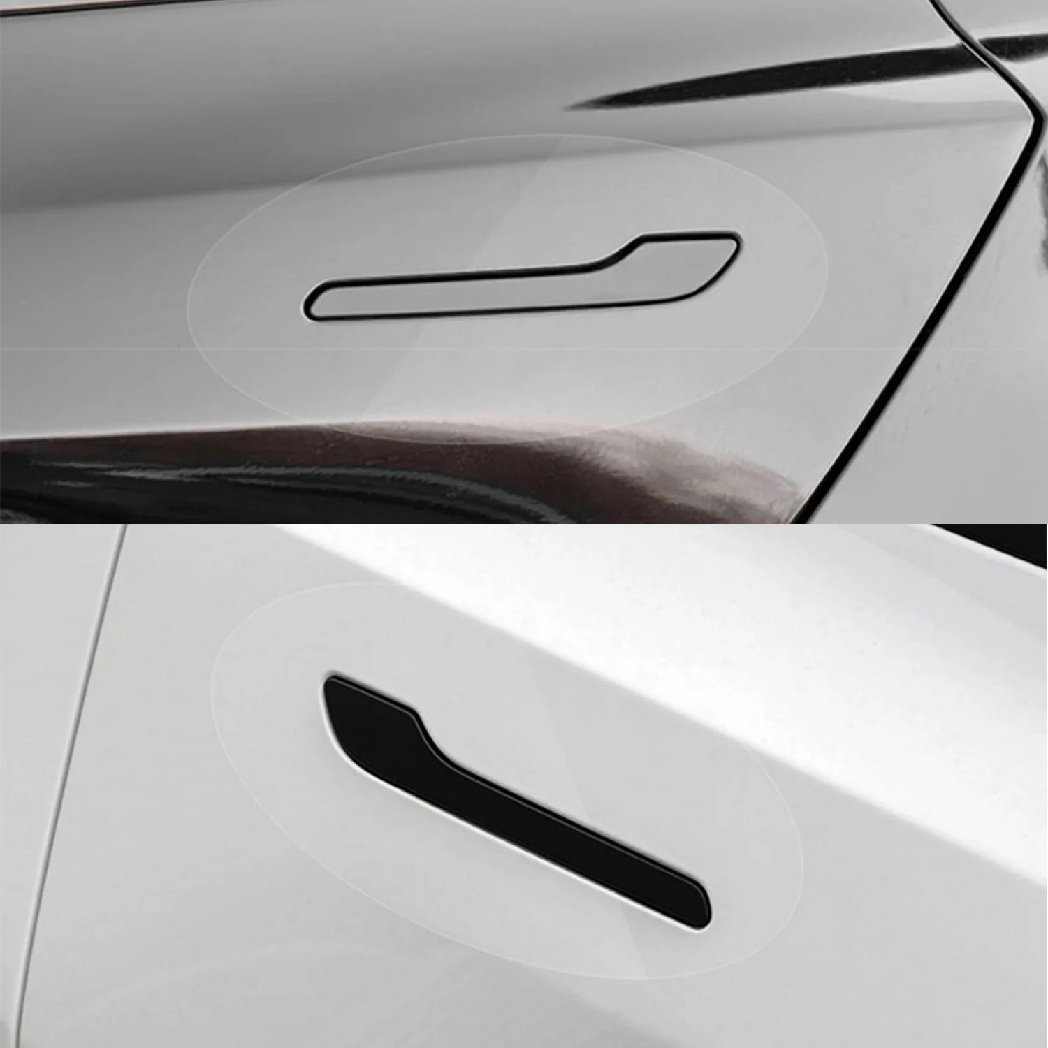 For Tesla 3 and Model Y 2019-2023 Scratch Protector - Inverted Door Handle Paint Protective Film PPF