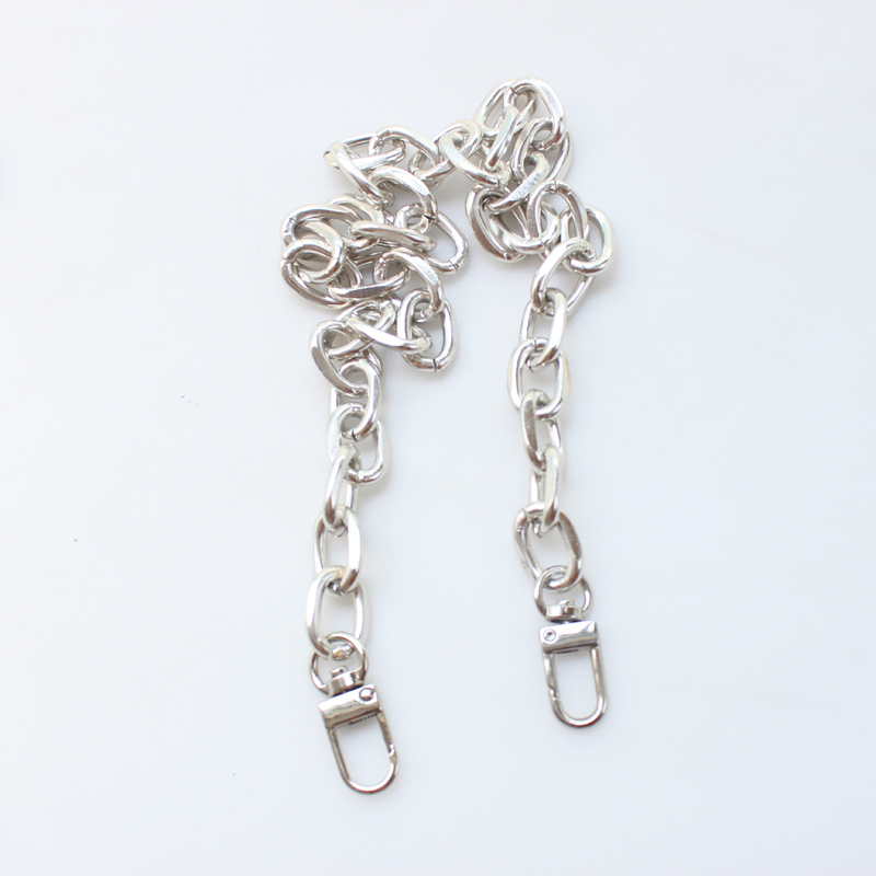 New Aluminum Bag Chain DIY Replacement Bag Strap For Crossbody Gold Silver Black Chain For Bags Handbag Handle Bag Accessories