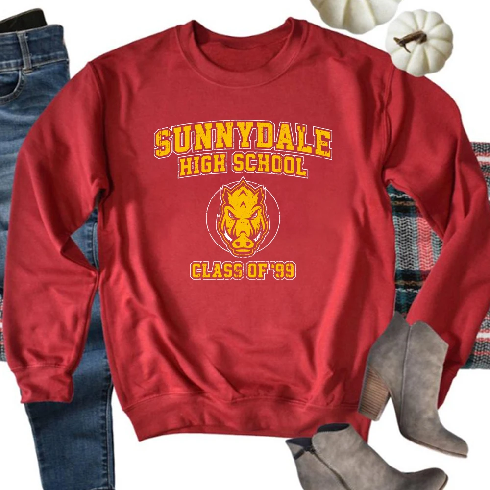 Buffy The Vampire 2025 Slayer Sweatshirt Sunnydale High School Unisex Hoodie new Sunnydale Class of 99 Tv Series Crewneck Sweatshirts
