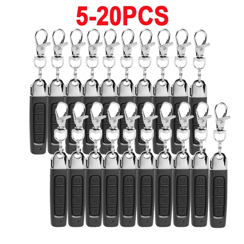 5-20pcs 433MHz Remote Control Electronic Gate Garage Door new Opener Remote Control 2025 Duplicator Learning Code Cloning Code Car Key