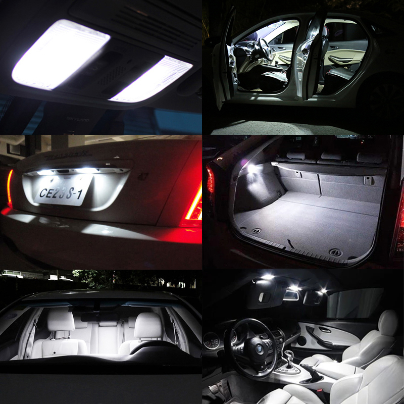 LED Interior Light Bulb Kit For Ford Escape 2001-2013 2014 2015 2016 2017 2018 2019 Car Dome Trunk Vehicle Lamp Canbus No Error
