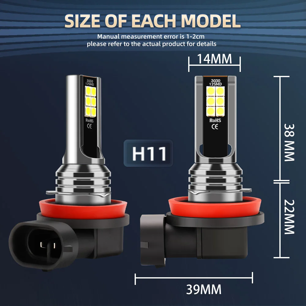 Bulbs LSlight LED Headlight High Low Combo Headlamps Fog Light Automotive Car Lamps 6000K Luces For Honda HR-V HRV 2019 2020 smile