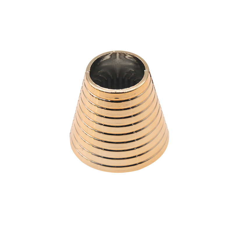 Goth Punk Alloy Plated Hair Ring Geometric Metal Hair Band for Women Fake Metal Ponytail Holder Hairclips Hair Accessories