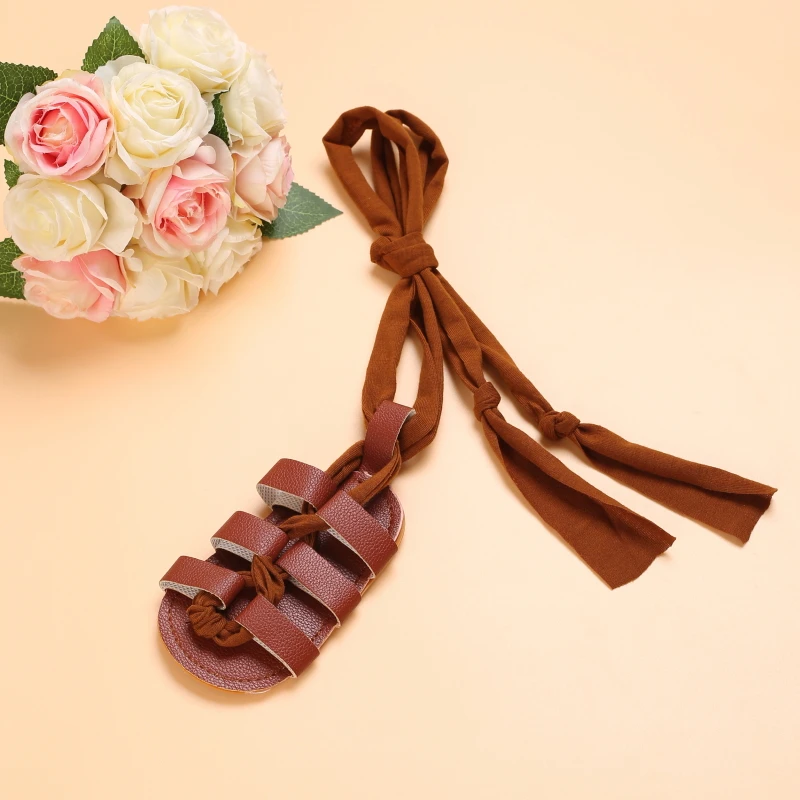 VALEN SINA new New Summer Fashionable 2025 And Cute Sandals Baby Cross Hollow Rubber Soles Sandal 0-18 Month Toddler Flat Booker