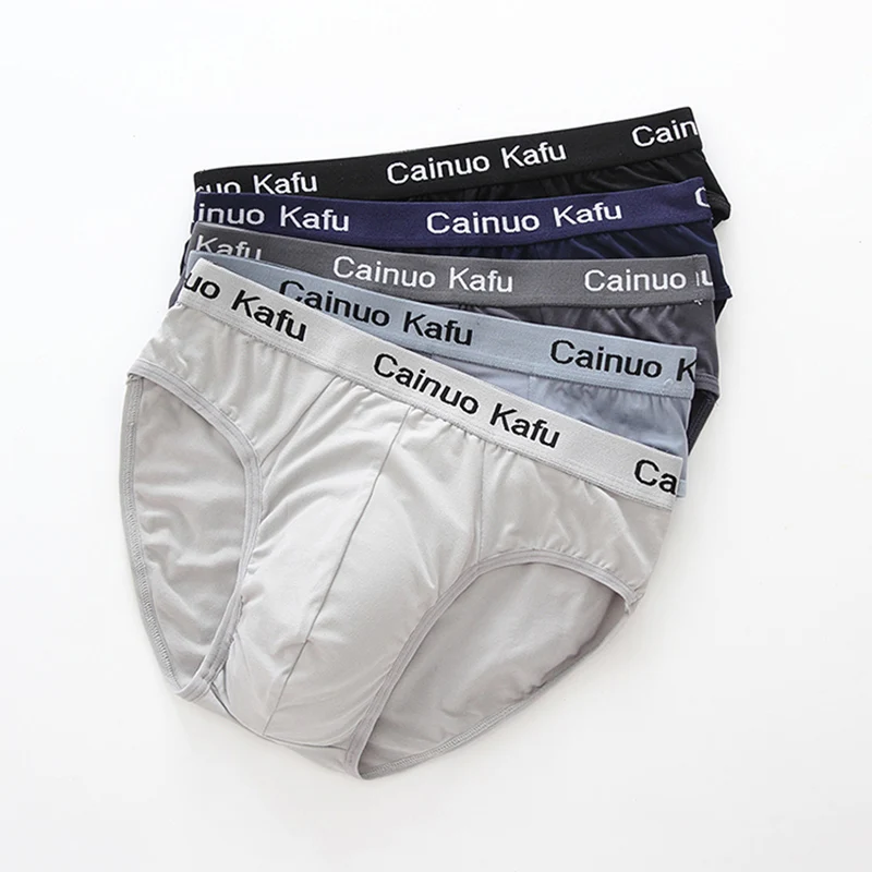 Hot Men's Briefs Men 2025 Underwear Manufacturers Selling Large size 1 PCS new Of Youth Underpants Men's Bamboo Fiber Breathable Panties