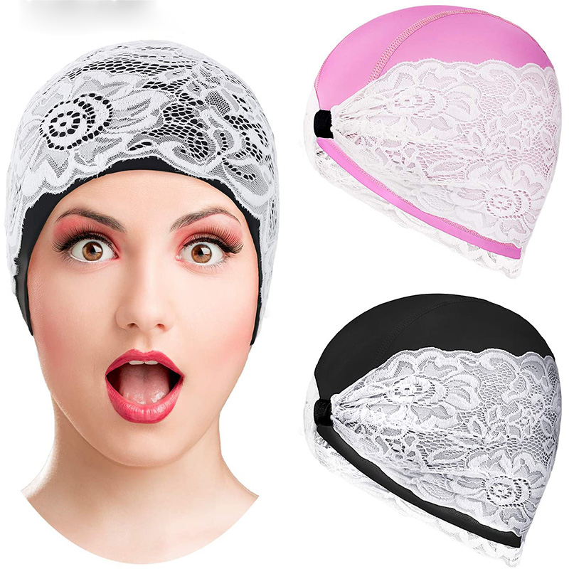 Donne Berretto Da Nuoto Pu Pacco Infrofera Floore Sport Sport Suffing Polca Tat…