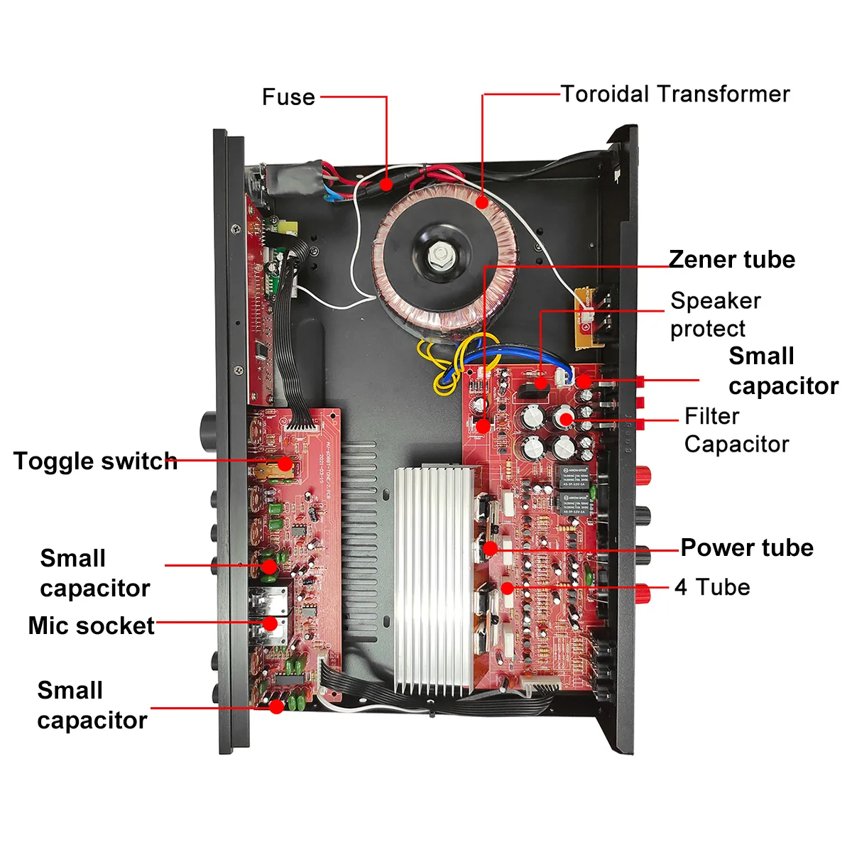 SUNBUCK 2000W 220V 110V bluetooth5.0 Audio Power Amplifier Home Theater Amplifiers Audio with Remote Control Support FM USB