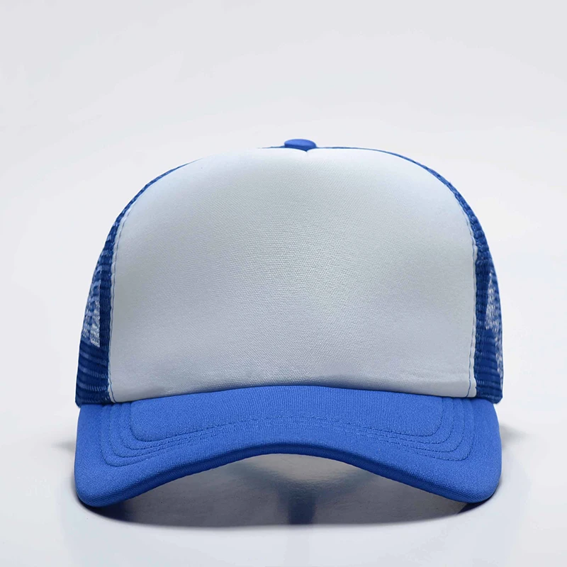 2025 new 1 Piece Print Word Advertising Splice Trucker Cap Men Adjustable Breathable Custom Adult Peaked Cap Summer Baseball Cap
