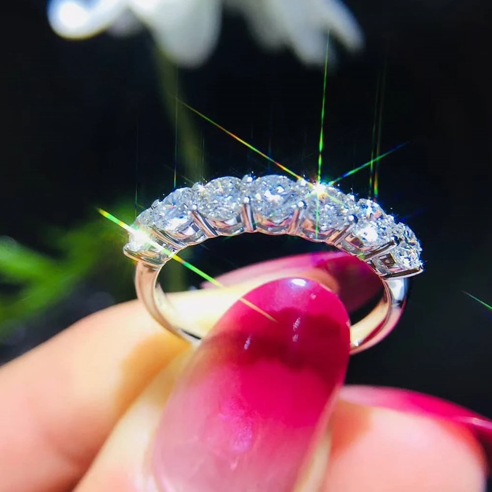 Huitan High-quality Sier 2025 Plated Finger-ring for Women Inlaid new CZ Stone Simple Stylish Wedding Bands Female Ring Jewelry
