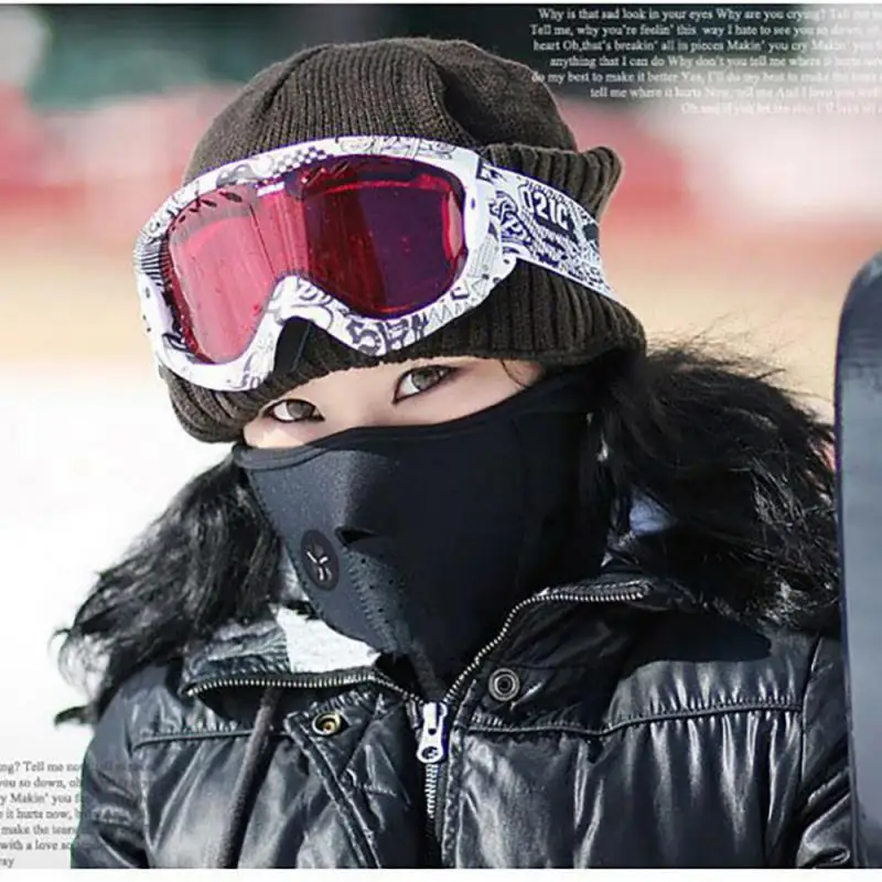 Windproof Bike Bicycle Cycling Mask Warm Dustproof Ski Snowboard Outdoor Masks new Neck Half Face 2025 Cache Cou Winter Sport Mask New