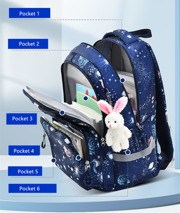 Fengdong elementary school girl bag children Cute book bag school backpack for girls 6-12 years student large capacity backpack