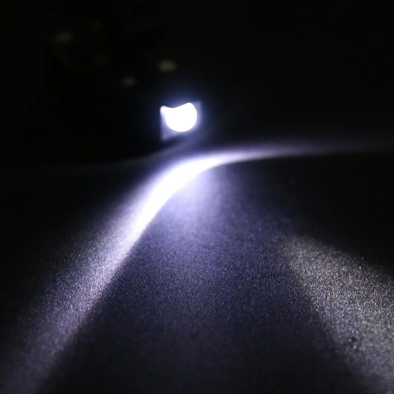 2pcs/set Adjustable Mini Flashlight Universal Glasses Reading Lamp Eyeglass Clip Lantern Eyeglass Flexible Book Reading Light