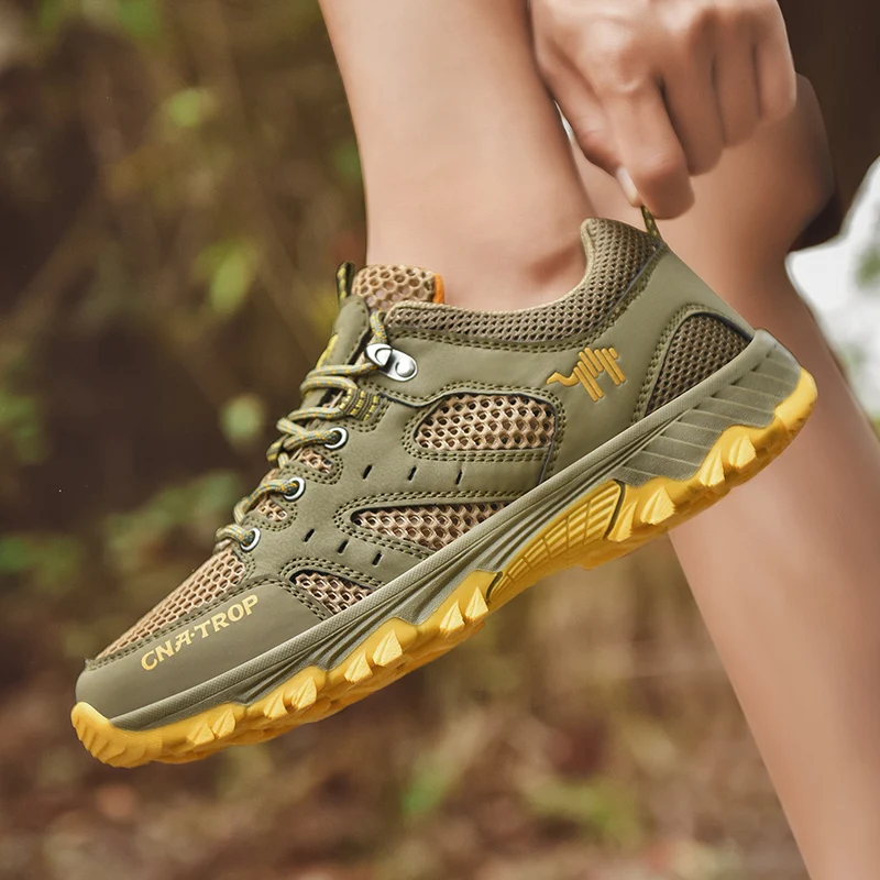 New Arrival new Men Hiking Shoes Tourist Trekking 2025 Sneakers Trail Jogging Sport Sneakers Mountain Shoes Trainer Footwear Climbing