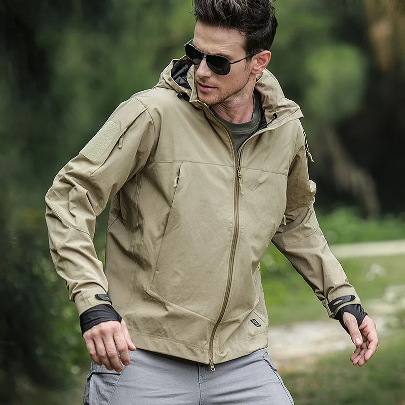 Lightweight Sets Men Outdoor 2025 Multi-pocket Wear-resistant Cargo Jackets+Waterproof new Pants City Commute Combat Suit