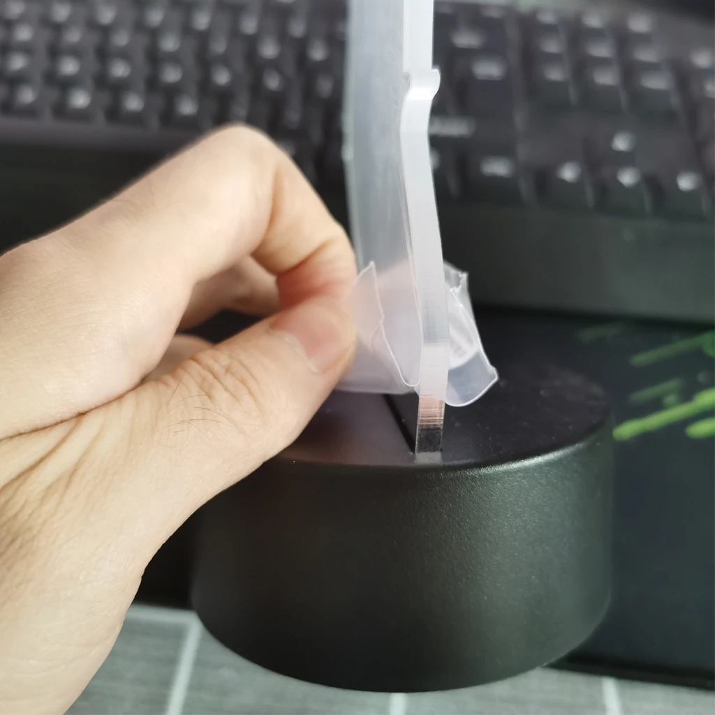 New Cyno Genshin Impact Game Figure Acrylic Board Luminous Base For Kid Room Night Light Anime Led 3D Lamp Christmas Decor Gift