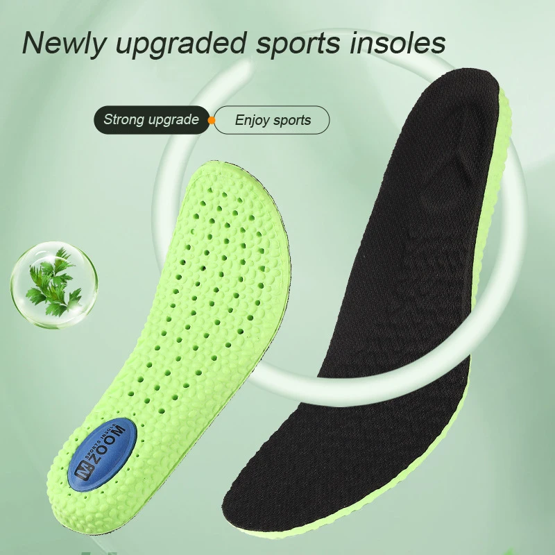 PU Sneakers Insoles for 2025 Shoe Soft Elastic Deodorant Shoe new Pads Insole Orthopedic Arch Support Foot Inserts Breathable Air Cushion