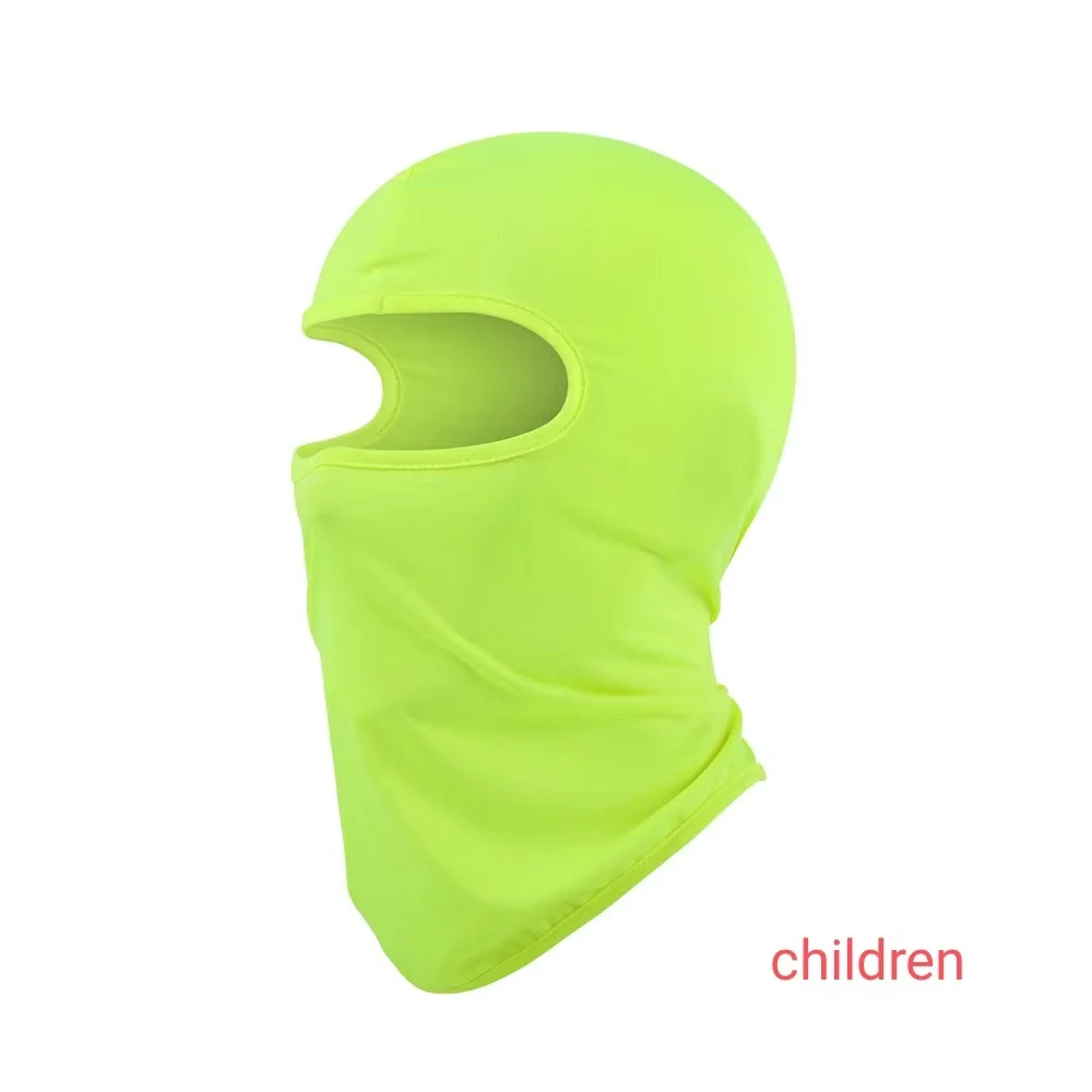 Children's Head Face Windproof 2025 Mask Ski Hiking Cycling Sport Breathable Hats Helmet new Liner Cap Hood Beanies Kid
