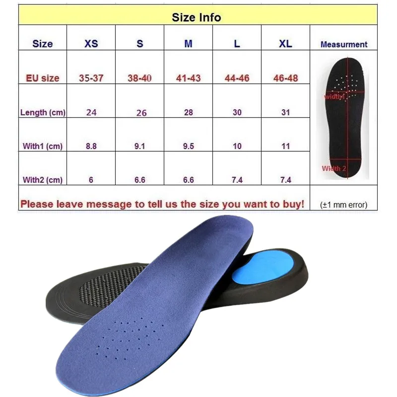 1 Pair Orthopedic Insoles Orthotics Flat Foot Sole Pad For Shoes Insert Arch Support Pad For Plantar fasciitis Feet Care Insoles