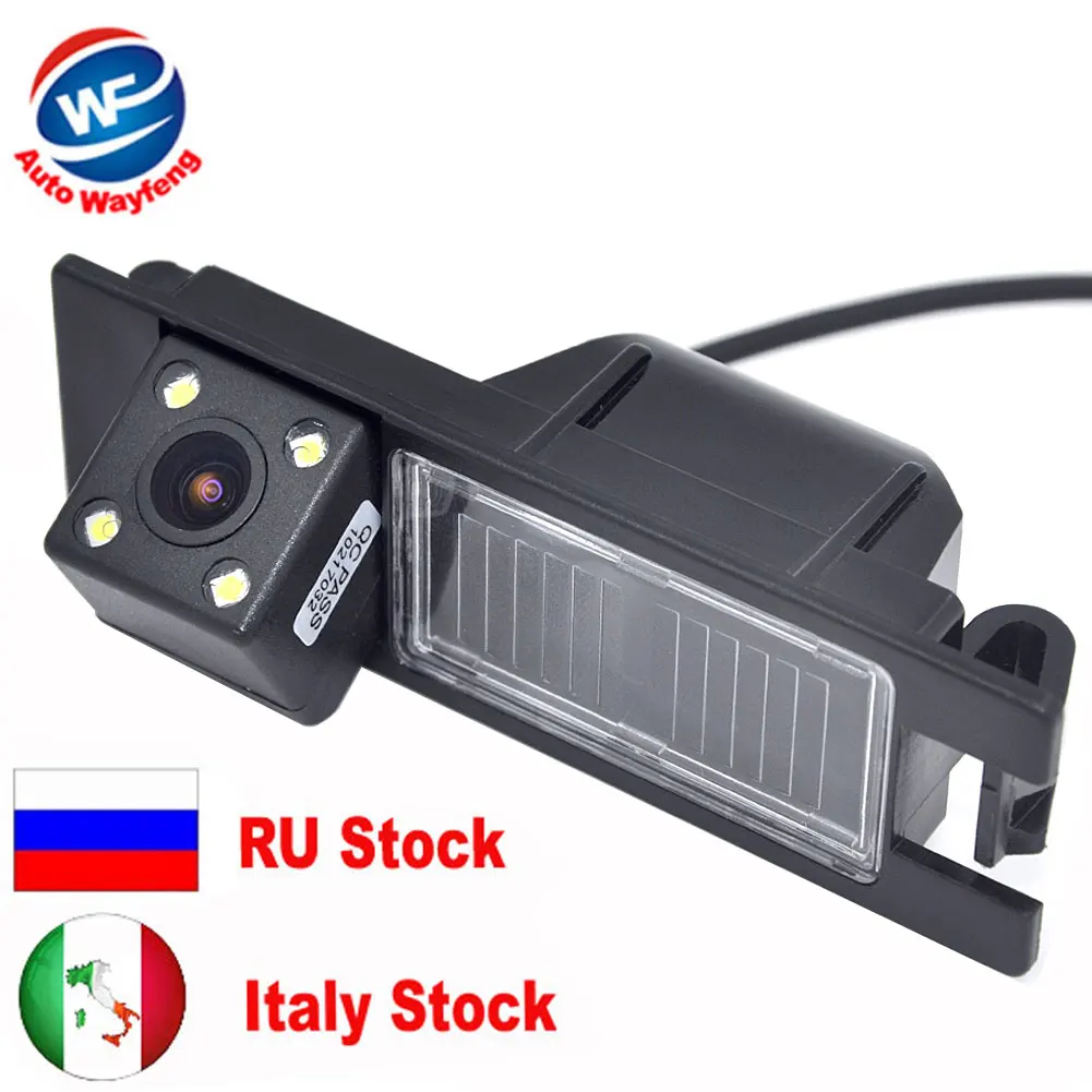 For Opel Astra H J Corsa Meriva Vectra Zafira Insignia FIAT Grande Buick Regal Car CCD night 4LED Backup Rear View Camera