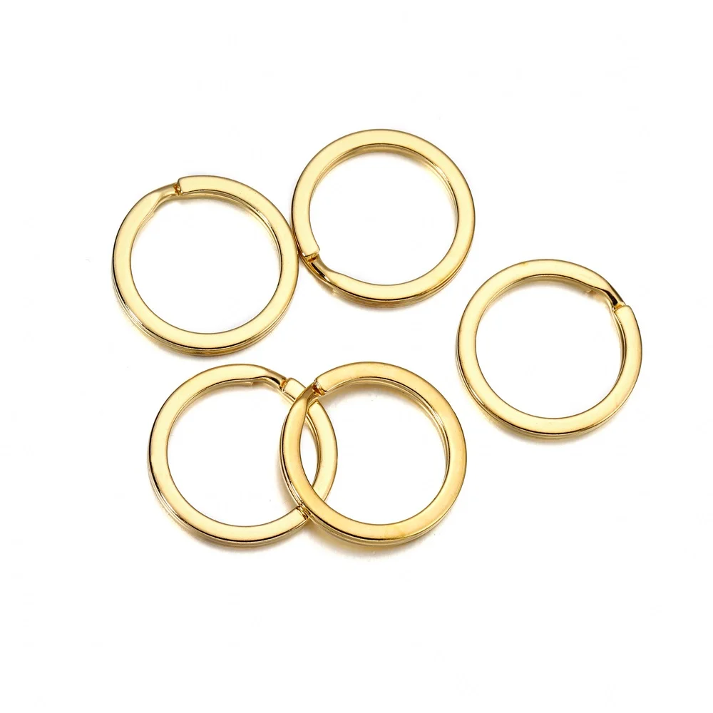 10pcs/lot 25mm 28mm new 30mm Keyring Split Ring Key Ring For Key Chain Keychain Diy Jewelry 2025 Making Sleutelhanger Key Rings Wholesale